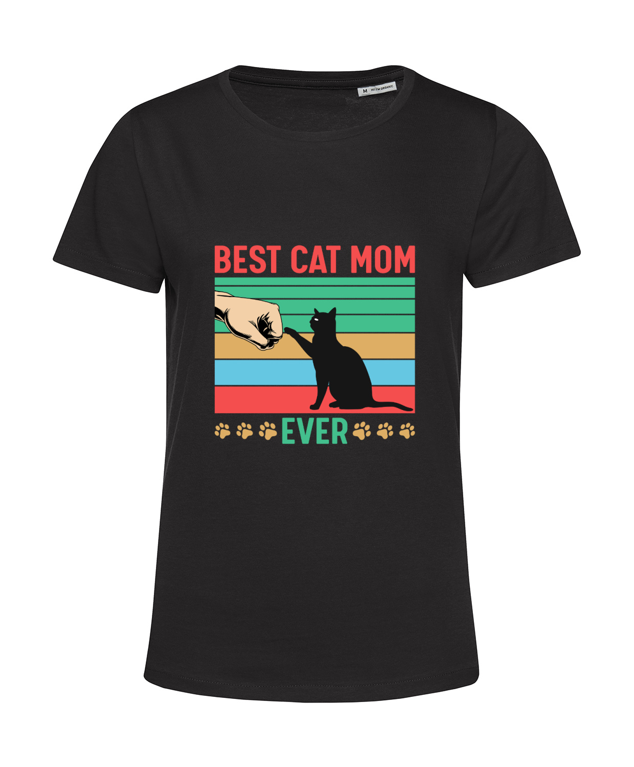 Nachhaltiges T-Shirt Damen Katzen - Best Cat Mom ever