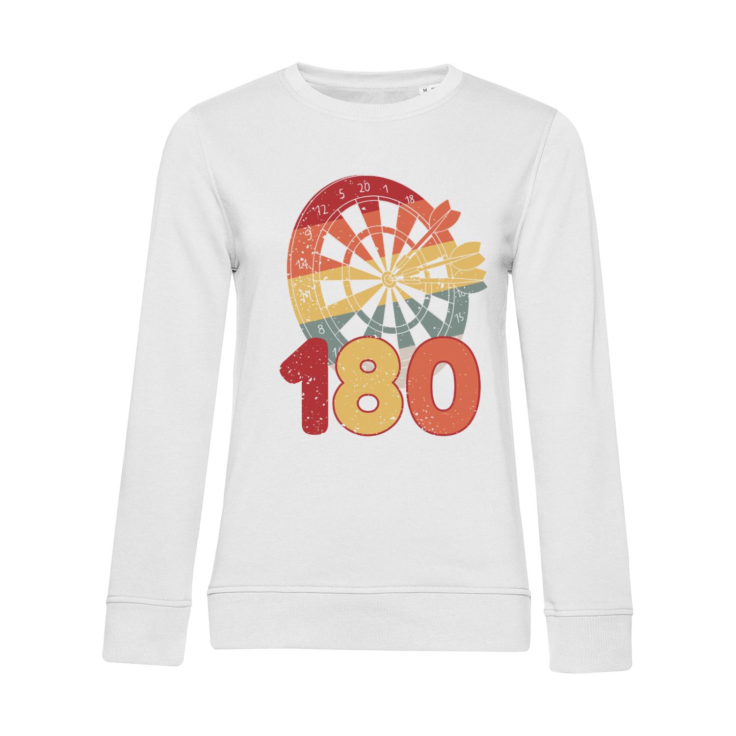 Nachhaltiges Sweatshirt Damen Darts Retro 180