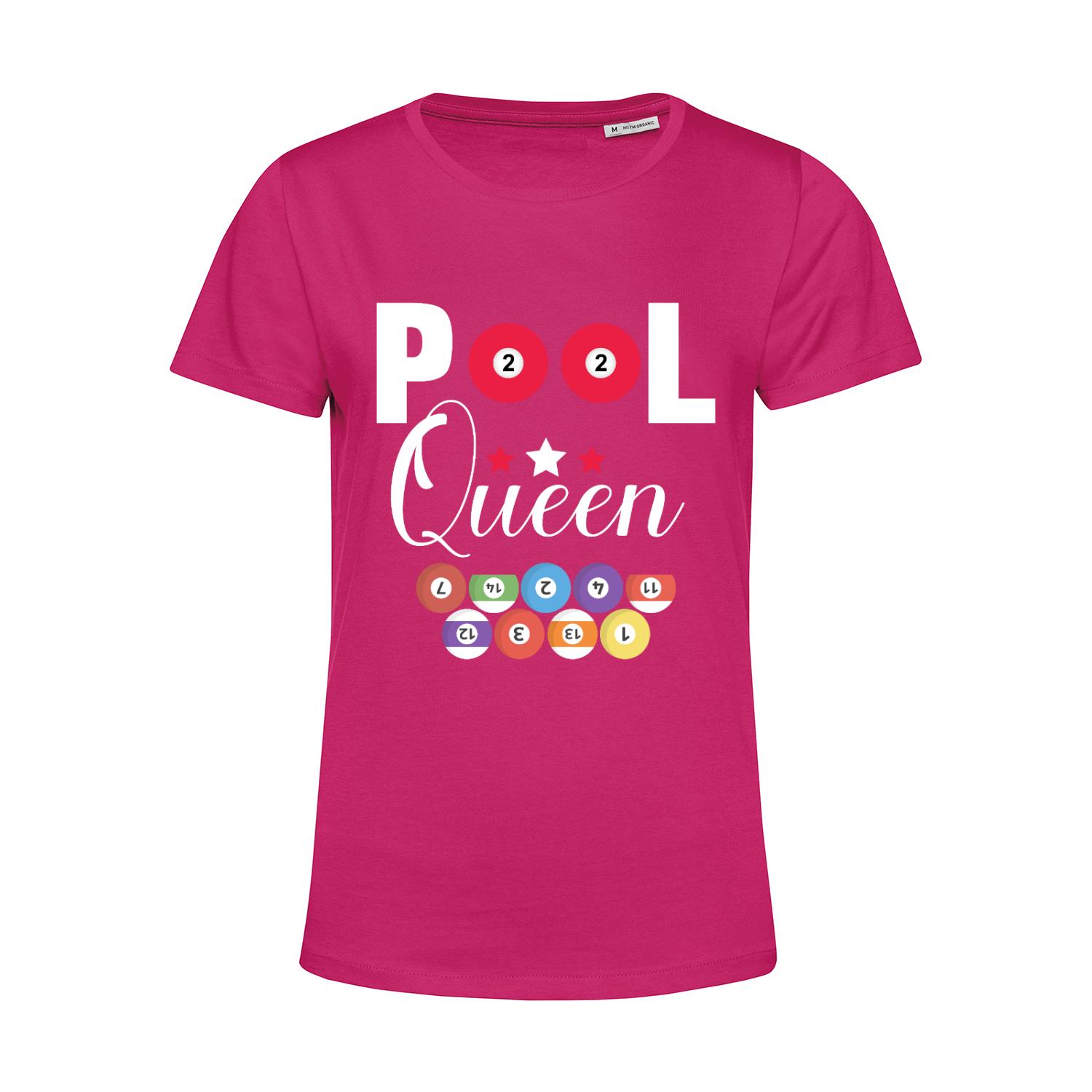 Nachhaltiges T-Shirt Damen Billard Pool Queen