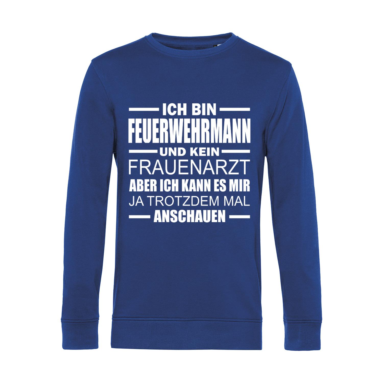 Nachhaltiges Sweatshirt Herren Feuerwehrmann - Kein Frauenarzt