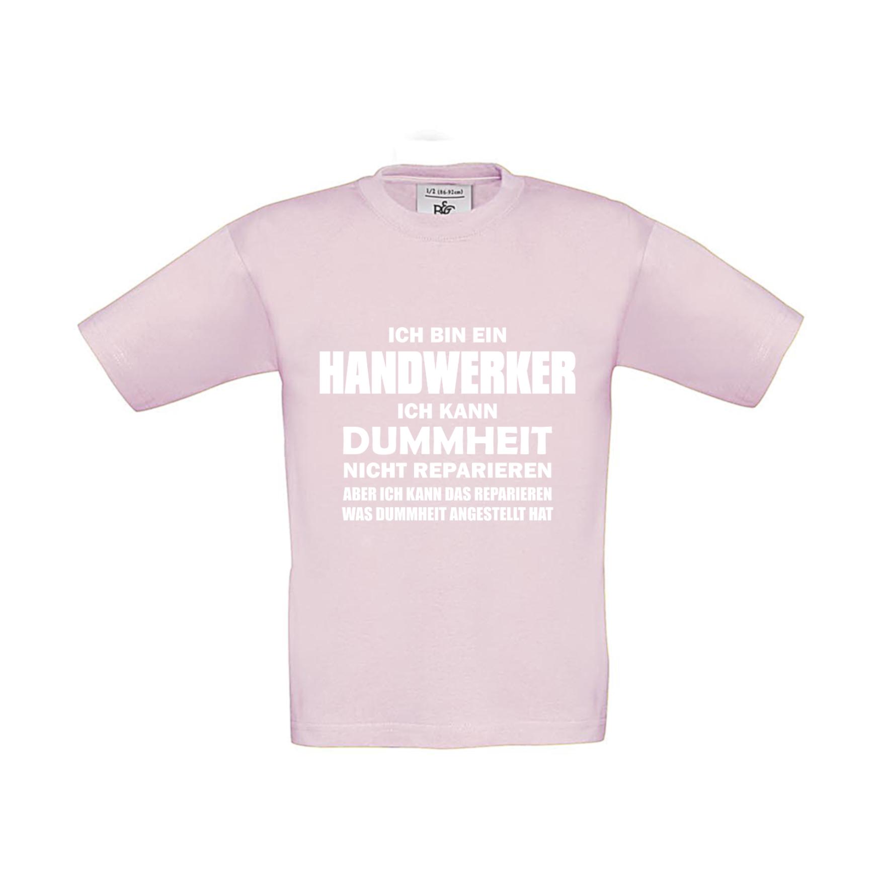 T-Shirt Kinder Handwerker - Ich kann Dummheit nicht reparieren