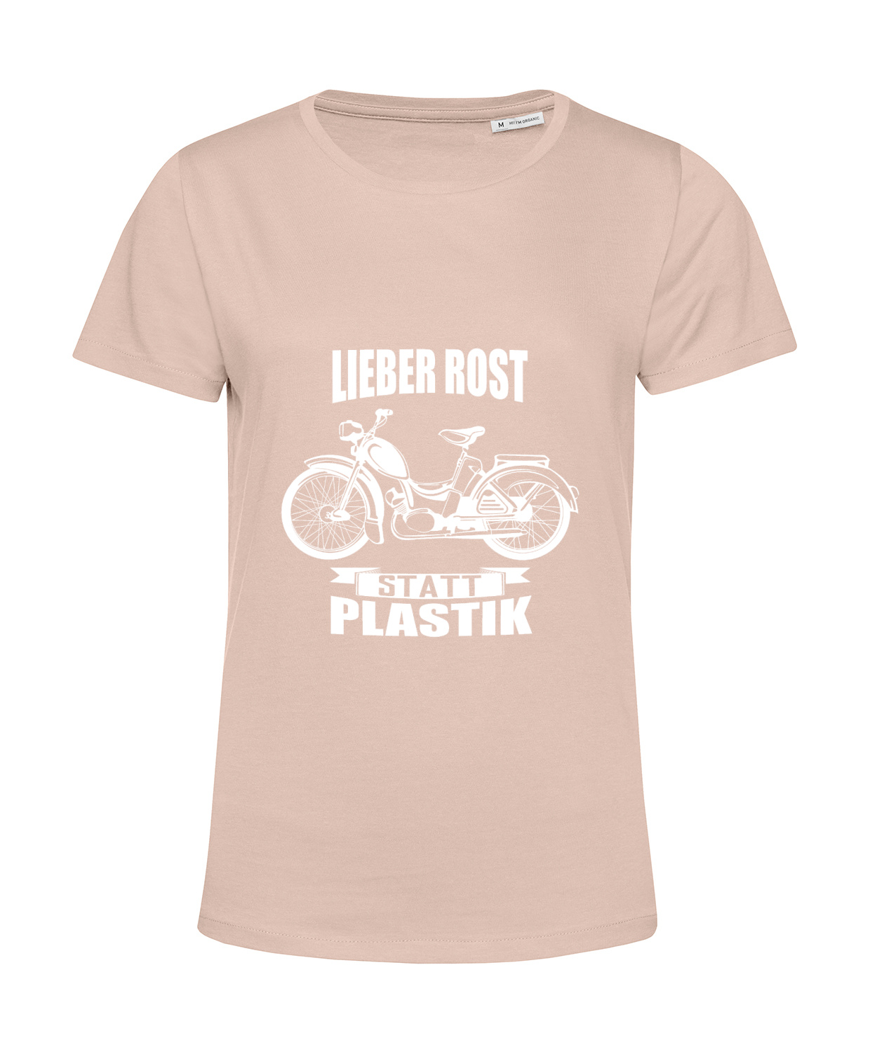Nachhaltiges T-Shirt Damen 2Takter - Lieber Rost statt Plastik SR2