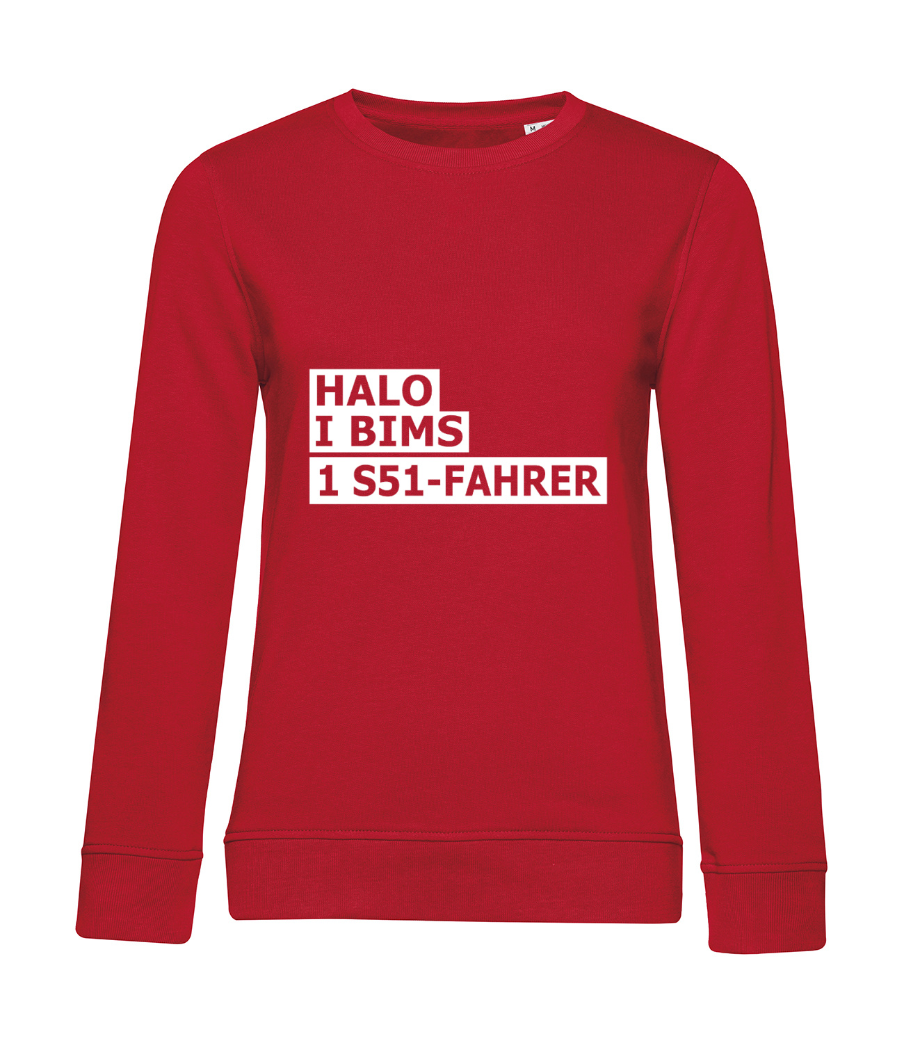 Nachhaltiges Sweatshirt Damen 2Takter - Halo I bims 1 S51-Fahrer