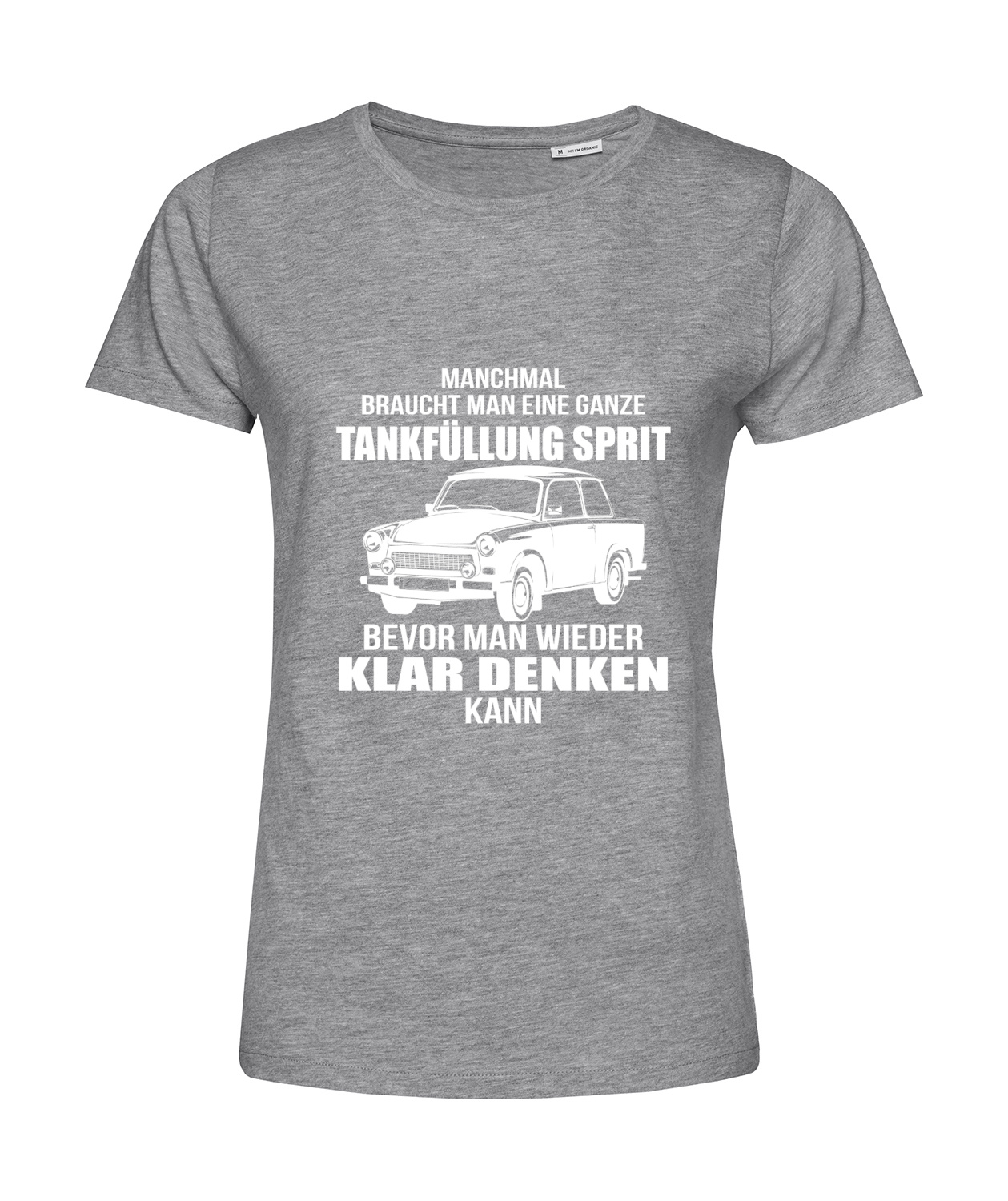 Nachhaltiges T-Shirt Damen 2Takt - Ganze Tankfüllung Trabant