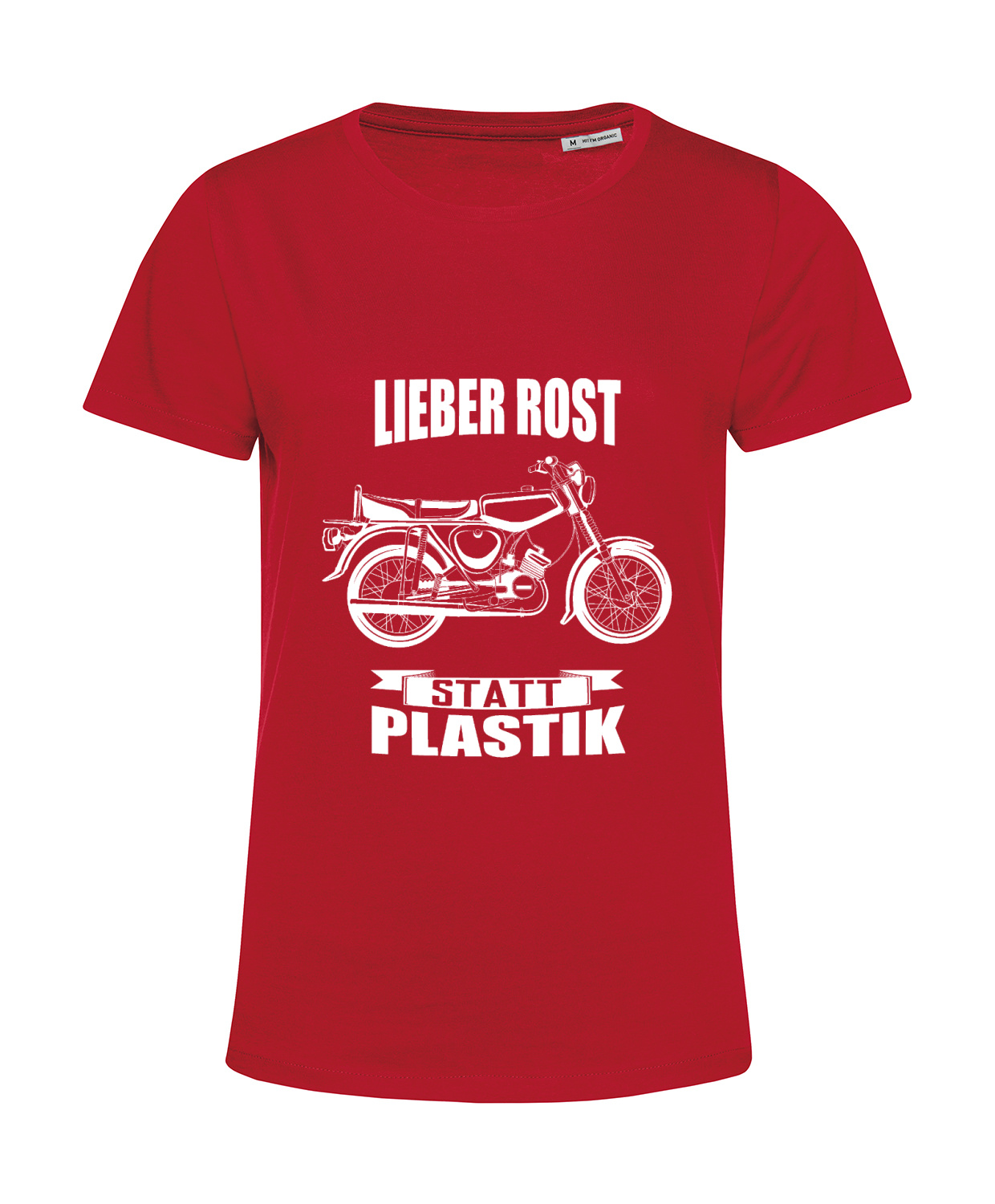Nachhaltiges T-Shirt Damen 2Takter - Lieber Rost statt Plastik S50