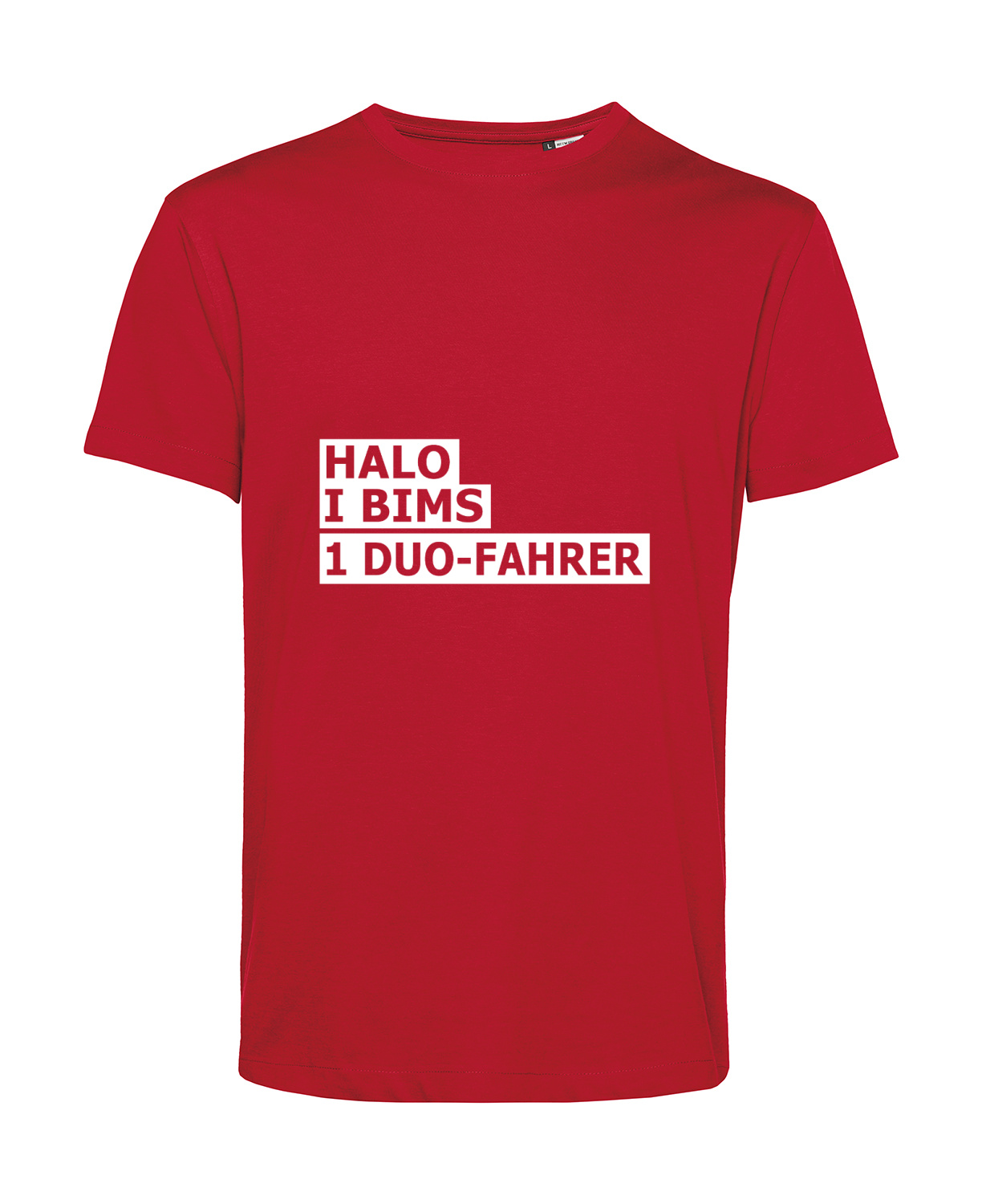 Nachhaltiges T-Shirt Herren 2Takter - Halo I bims 1 DUO-Fahrer